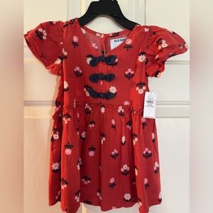 NWT- 18-24M Old Navy Brick Red  Dress. (Other Sizes in my Closet-Can Bundle).